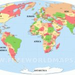 Free Printable World Maps   Basic World Map Printable