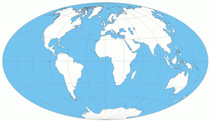 Map Of The World To Color Free Printable