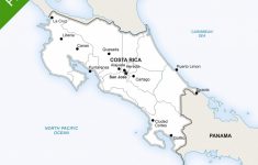 Free Vector Map Of Costa Rica Political | One Stop Map - Free Printable Map Of Costa Rica