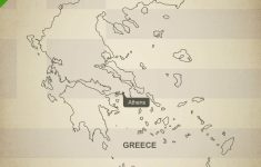 Free Vector Map Of Greece Outline | One Stop Map - Outline Map Of Greece Printable
