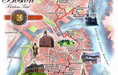 Freedom Trail De Boston Carte - Carte De Boston Freedom Trail (États - Freedom Trail Map Printable