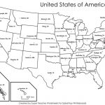 Fresh Us Map Outline With State Names | Coliga.co   Map Of United States With State Names Printable