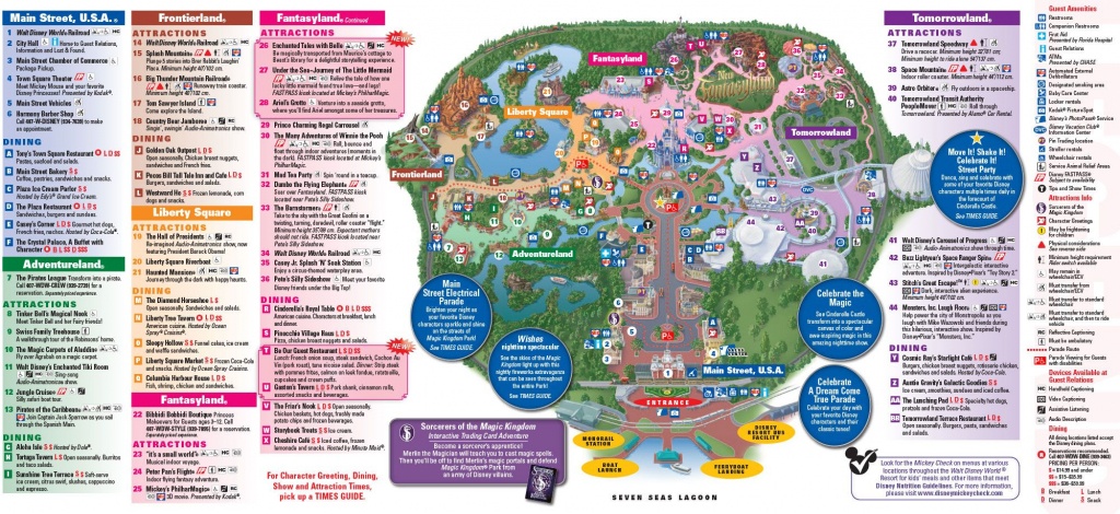 Full Map Of Magic Kingdom Park In Walt Disney World Florida! Enjoy - Printable Maps Of Disney World Parks