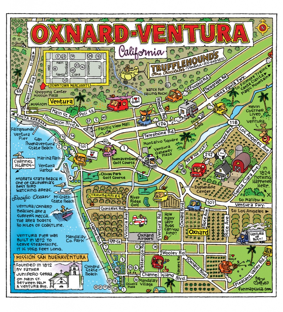 Fun Maps Usa - Oxnard California Map