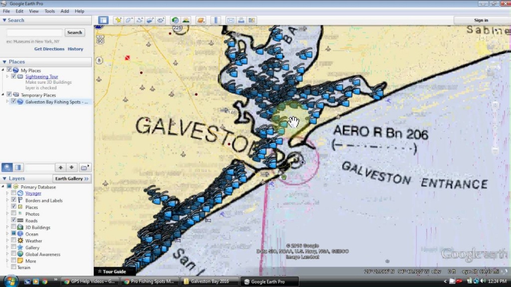 Galveston Bay Fishing Map - Youtube - Top Spot Maps Texas
