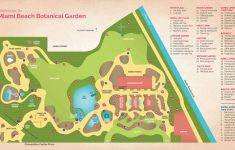 Garden Map | Miami Beach Botanical Garden - Florida Botanical Gardens Tourist Map