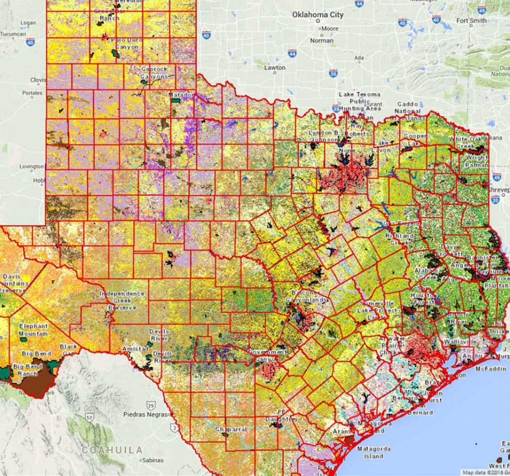 Geographic Information Systems (Gis) - Tpwd - Texas County Gis Map