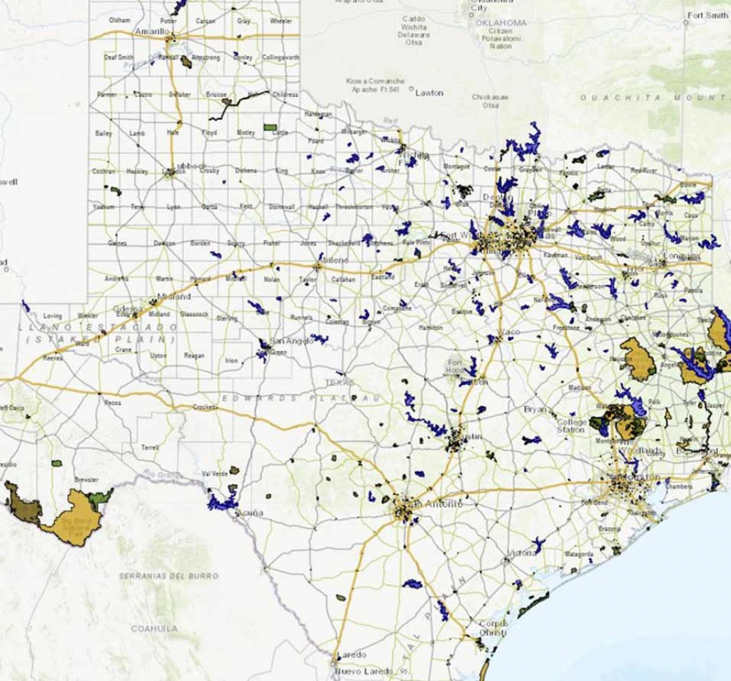 Geographic Information Systems (Gis) - Tpwd - Texas Public Hunting Land Map