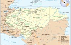 Geography Of Honduras - Wikipedia - Printable Map Of Honduras