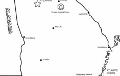 georgia map coloring page free printable coloring pages printable map of georgia Georgia Map Coloring Page | Free Printable Coloring Pages - Printable Map Of Georgia