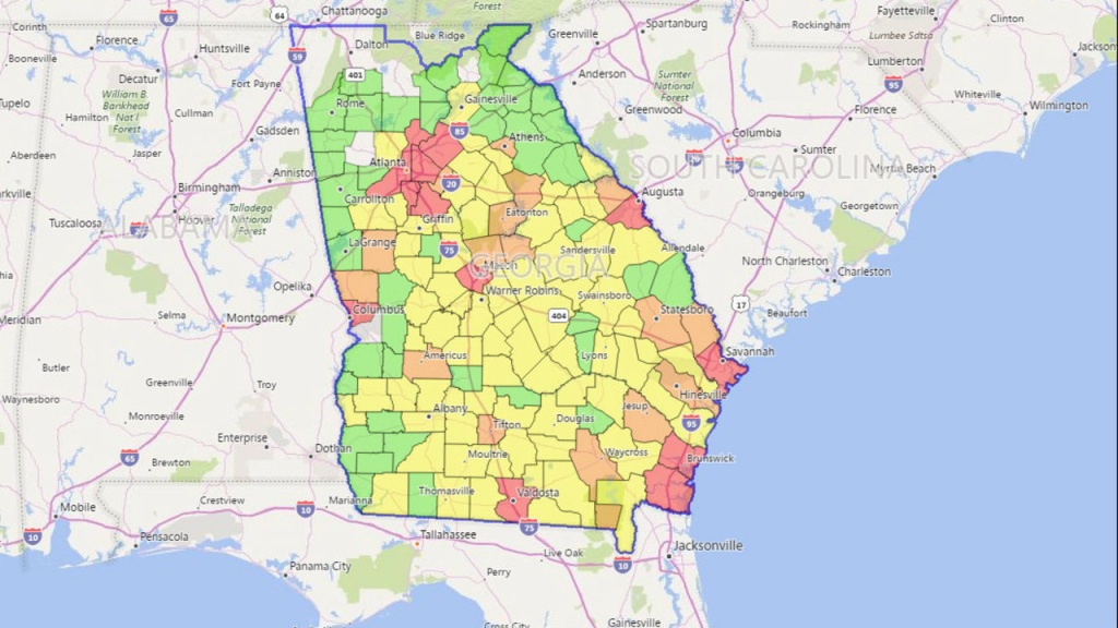 Georgia Power Outages: Latest Updates From Georgia Power After - Florida Public Utilities Power Outage Map