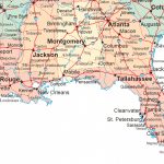 Georgia State Maps Usa Detail Road Map Georgia Highway Map Of   Road Map Of Georgia And Florida