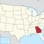 Georgia (U.s. State)   Wikipedia   Us Map Of Alabama And Florida