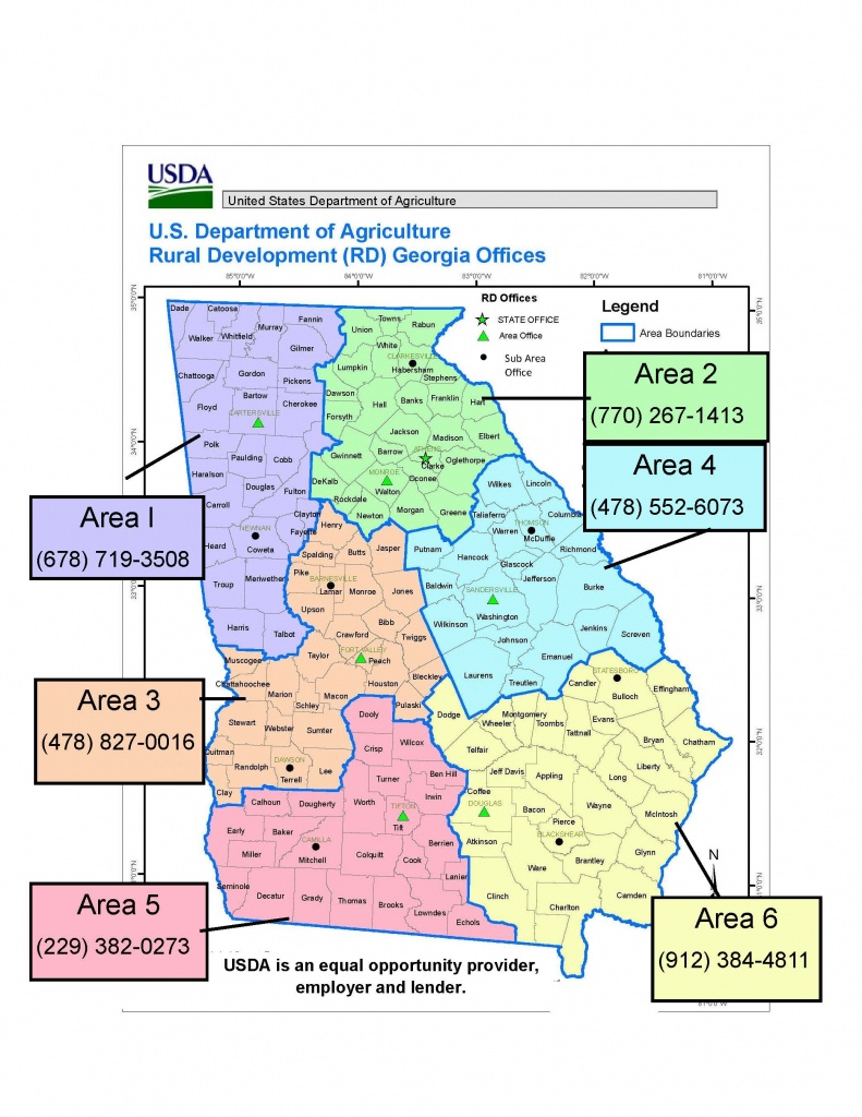 Georgia | Usda Rural Development - Usda Loan Map Florida