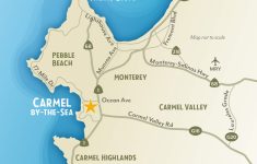 Getting To &amp; Around Carmel-By-The-Sea, California - 17 Mile Drive California Map