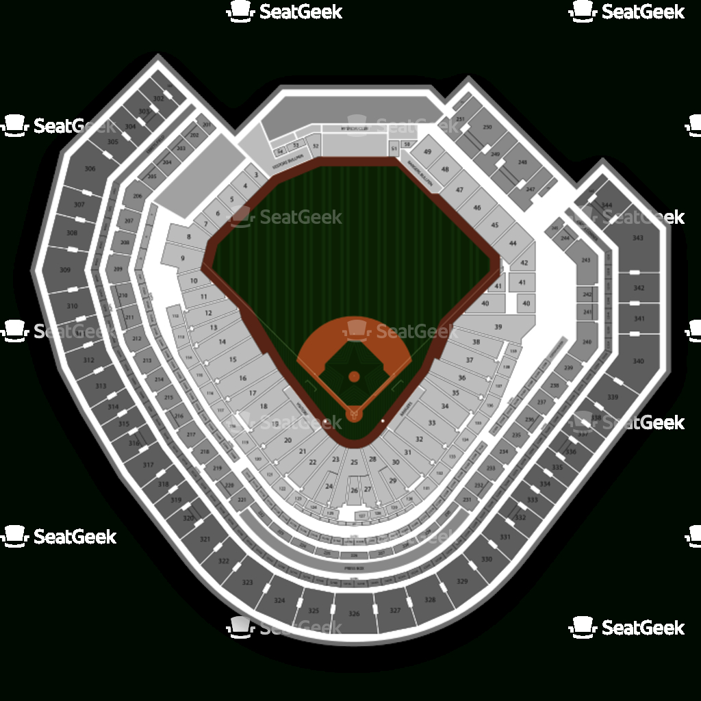 Globe Life Park Seating Chart | Seatgeek - Texas Rangers Ballpark Map