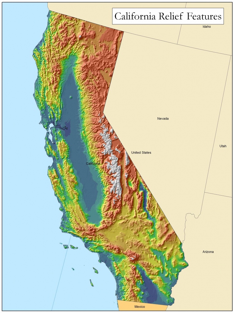 Golden State Online - California Geography Map
