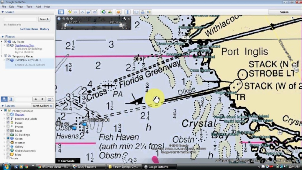 Google Earth Fishing Map - Youtube - Florida Saltwater Fishing Maps
