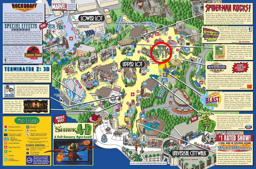 Google Map Universal Studios California – Map Of Usa District - Universal Studios California Map Of Park