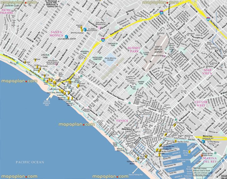 Venice Beach California Map