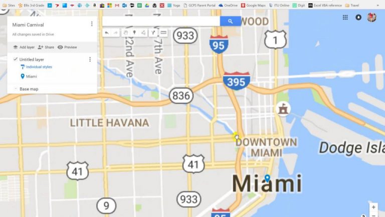 google maps miami carnival tutorial - youtube - google map