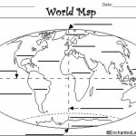 Grade Level: 2Nd Grade Objectives:  Students Will Recognize That   Continents And Oceans Map Quiz Printable