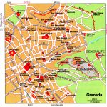 Granada Map   Tourist Attractions | Southern Spain In 2019 | Tourist   Printable Street Map Of Granada Spain
