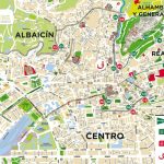Granada Tourist Train   Guide Of Alhambra And Albaycin City Tour   Printable Street Map Of Granada Spain