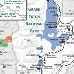 Grand Teton & Yellowstone National Park Map   Jackson Hole Traveler   Printable Map Of Yellowstone
