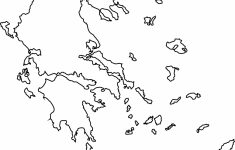 Greece Map Outline Coloring Page | Free Printable Coloring Pages - Outline Map Of Greece Printable