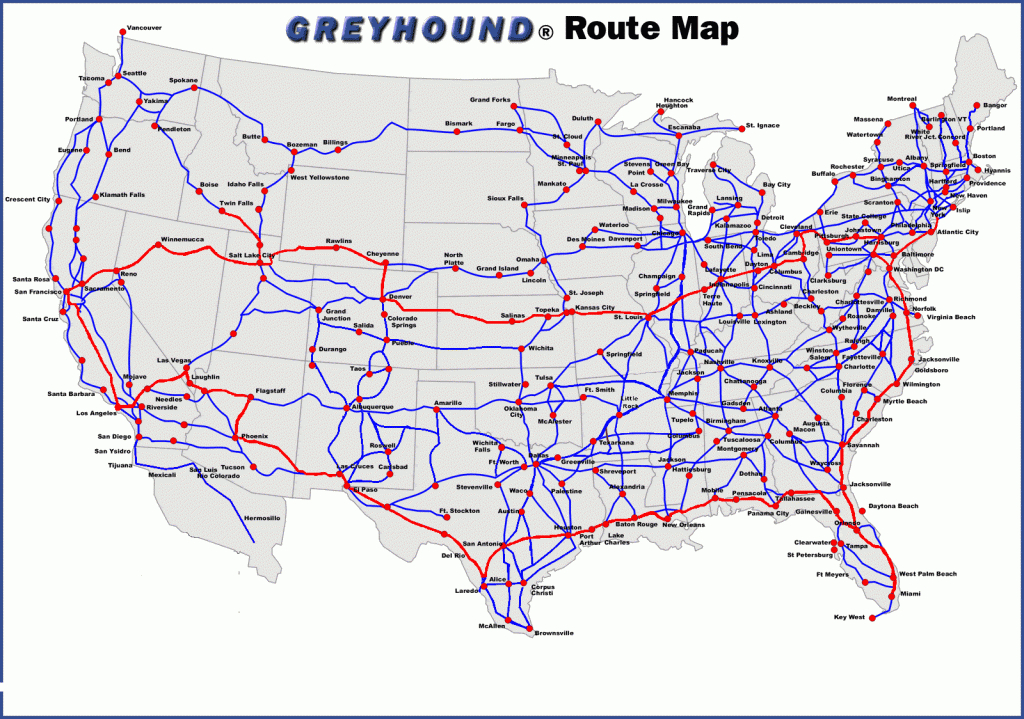 Greyhound Bus Usa - Route Map.. | Travel | Bus Map, Travel, Travel - Greyhound Map California