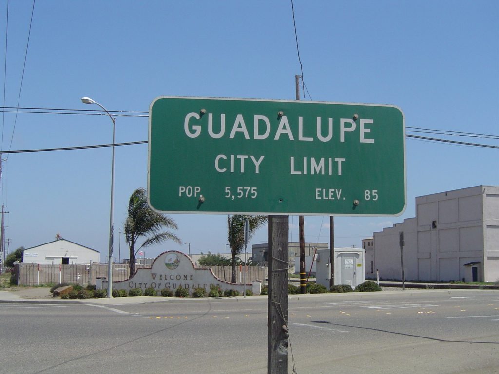 Guadalupe, California Wikipedia Guadalupe California Map