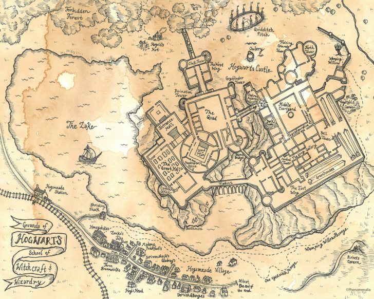 hand-drawn-harry-potter-map-of-hogwarts-print-etsy-hogwarts-map