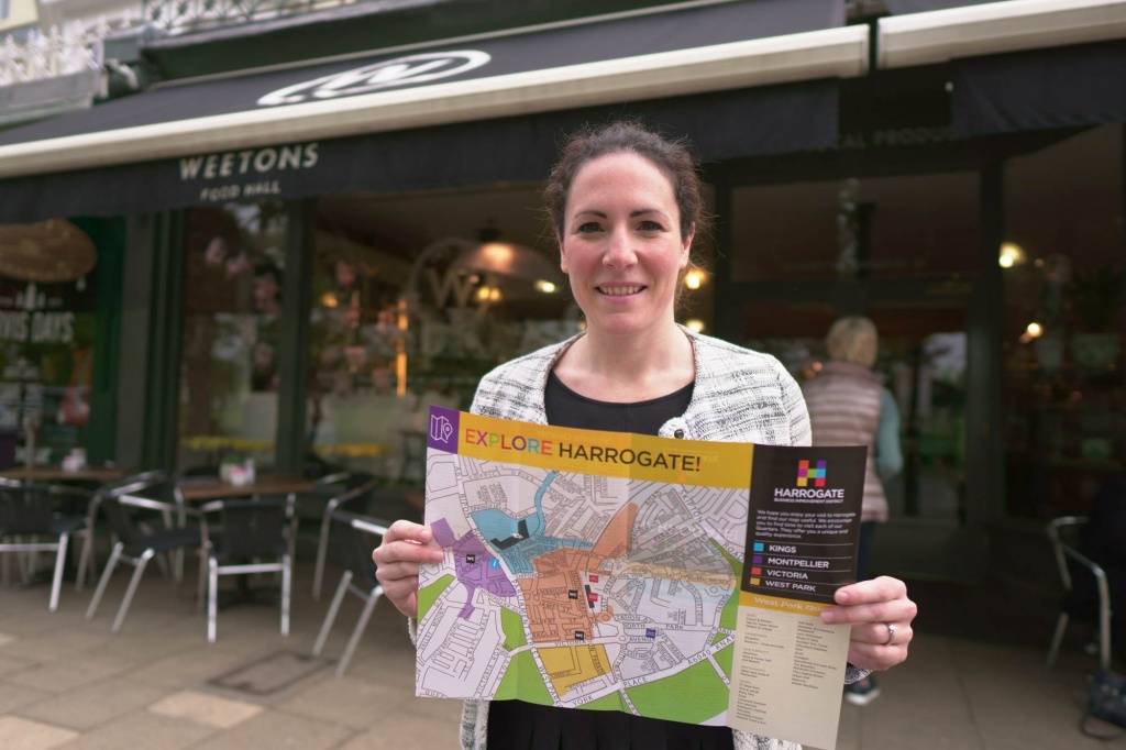 Harrogate Bid Release Town Centre Map, Helping People Experience - Printable Street Map Of Harrogate Town Centre