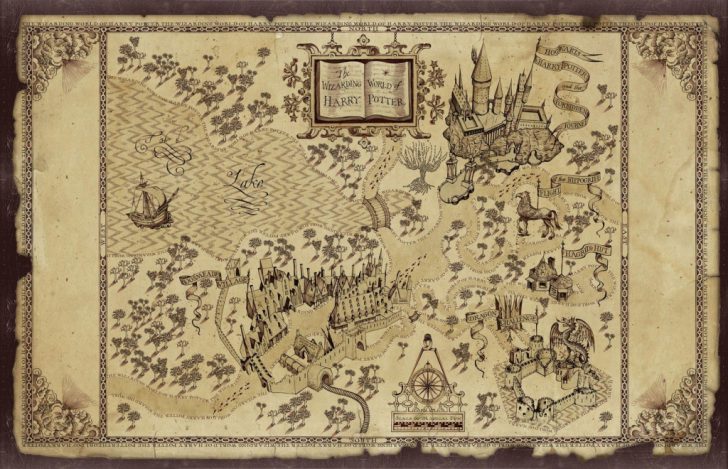 Harry Potter Map Marauders Free Printable