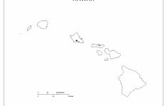 Hawaii Blank Map - Printable Map Of Hawaii