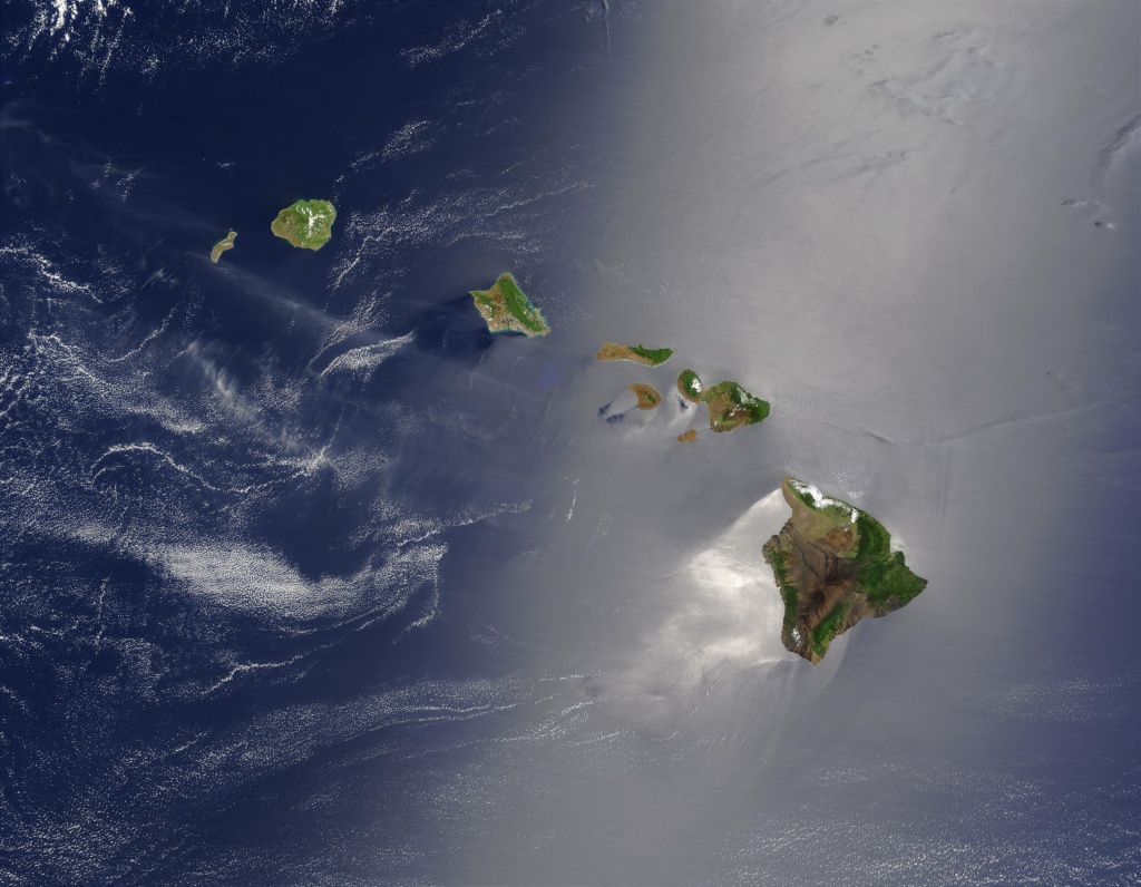 Hawaiian Islands - Wikipedia - Map Of Hawaiian Islands And California