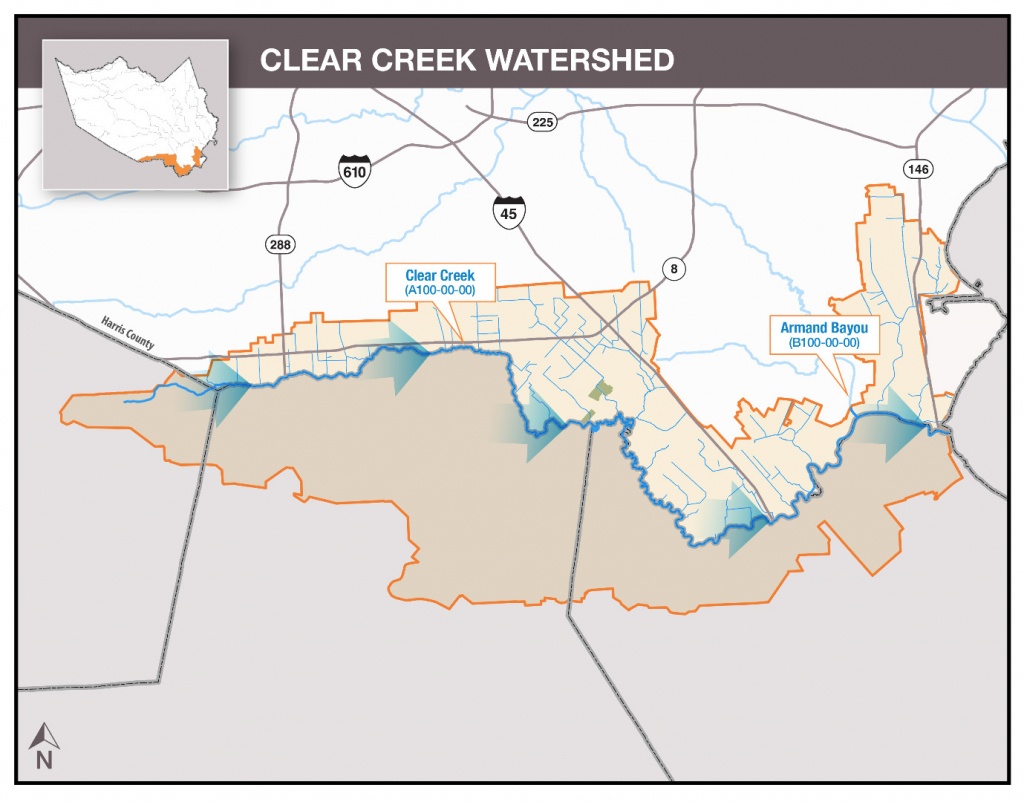 Hcfcd - Clear Creek - Clear Lake Texas Flood Map