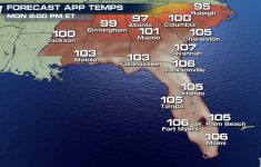Heat Builds Along The Gulf Of Mexico - Weathernation - Florida Heat Index Map
