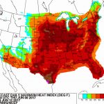 Heat Index Tops 100F Saturday   Strong Stormssunday Pm   Florida Heat Index Map