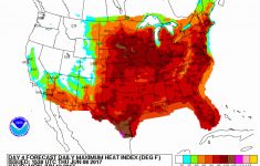 Heat Index Tops 100F Saturday - Strong Stormssunday Pm - Florida Heat Index Map