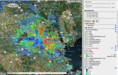 Heat Maps Reveal Relative Concentrations Of Segments Of The - Texas Population Heat Map