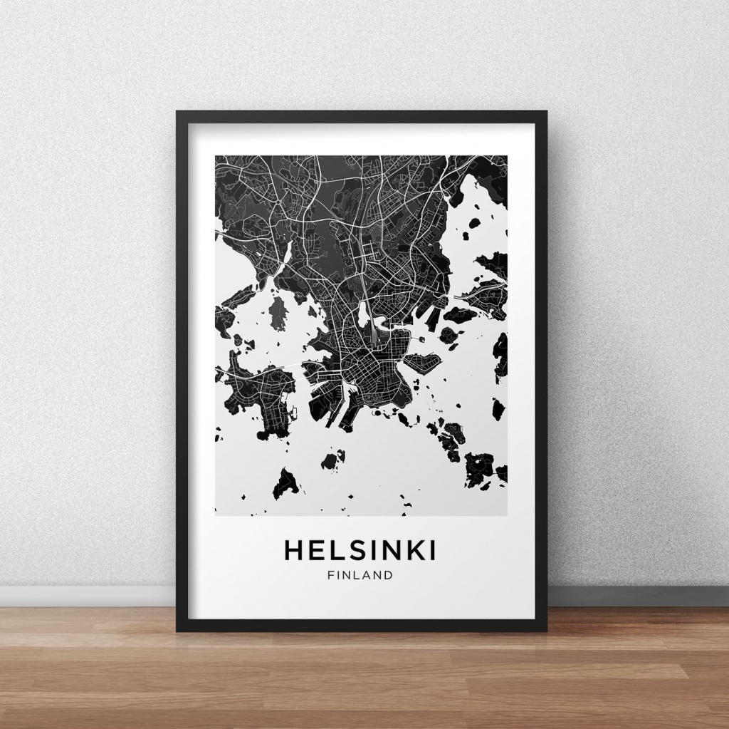 Helsinki Map Print, Helsinki Map Download, City Map Helsinki - Helsinki City Map Printable