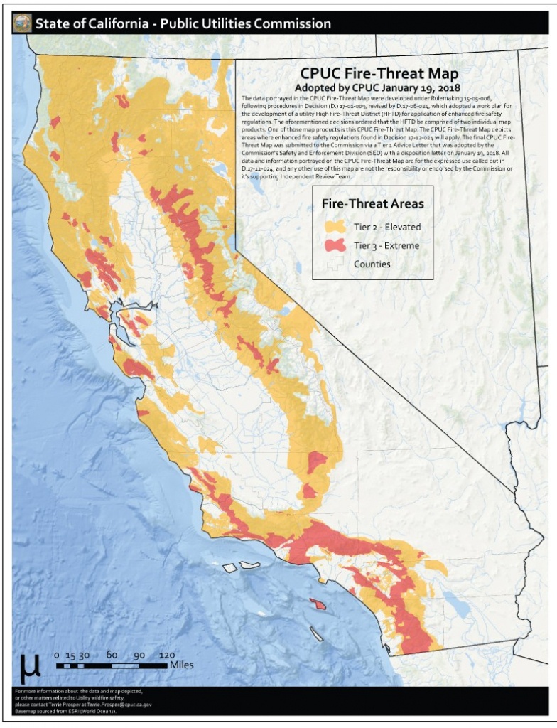 Here Is Where Extreme Fire-Threat Areas Overlap Heavily Populated - State Of California Fire Map