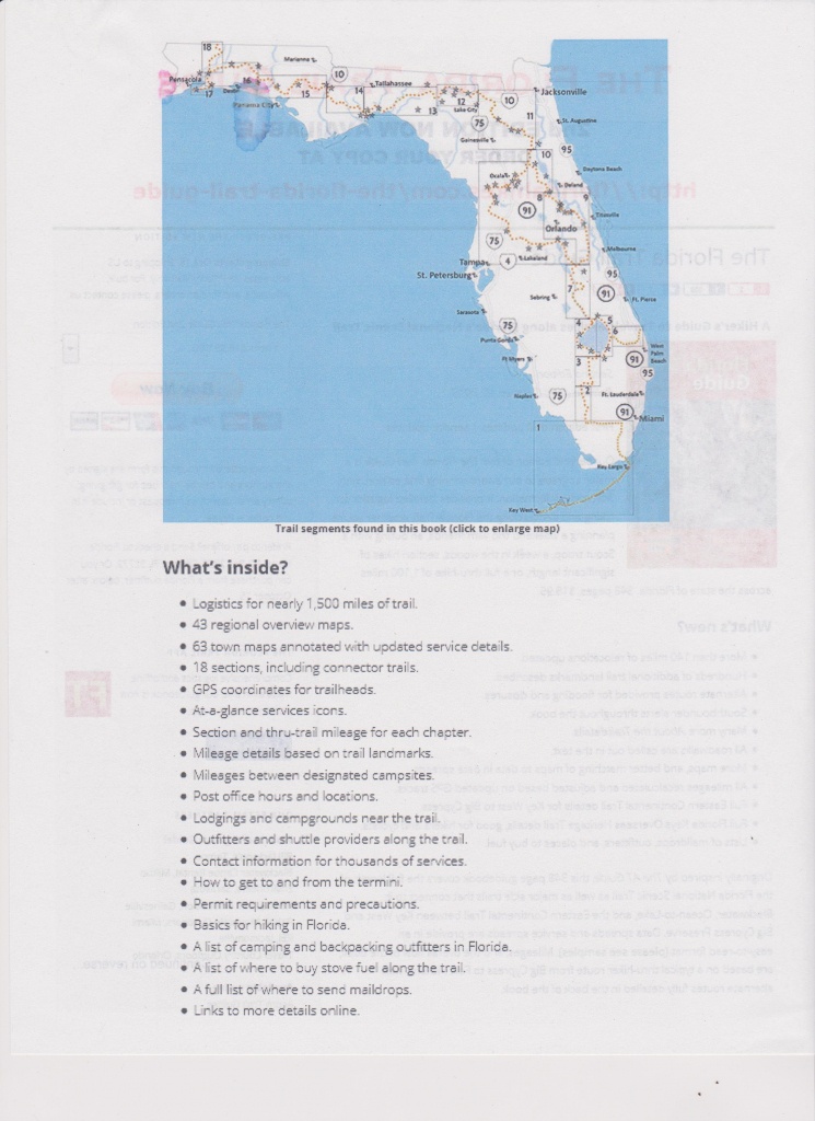 Hiking/backpacking 101 – Apalachee Chapter Of The Florida Trail - Florida Trail Map Pdf