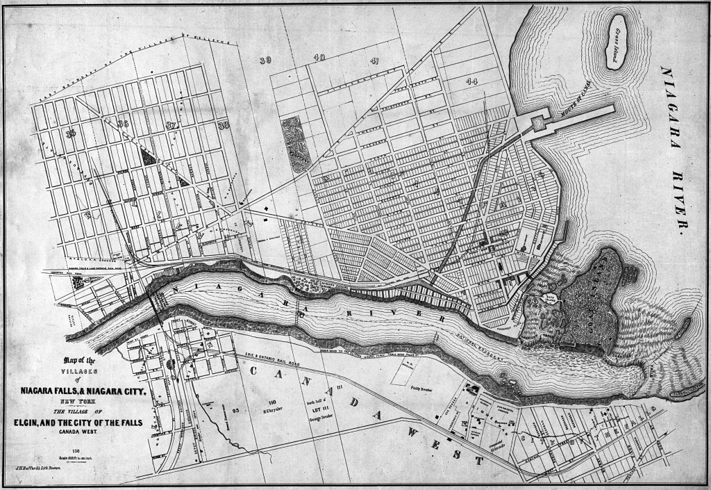 Historical Maps Of Niagara - Printable Map Of Niagara On The Lake