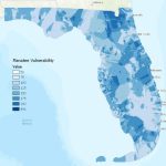 Historical Vulnerability Of Manatees To Boat Strikes In Florida   Manatee Florida Map