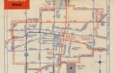 History Of Amarillo, Texas: Map Of Amarillo: C. 1956 - 1960 - Where Is Amarillo On The Texas Map