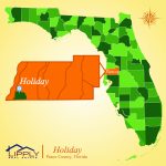 Holiday Fl Subdivisions Homes And Condos Pasco County   Mls Listings Florida Map