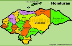 Honduras Maps | Maps Of Honduras - Printable Map Of Honduras